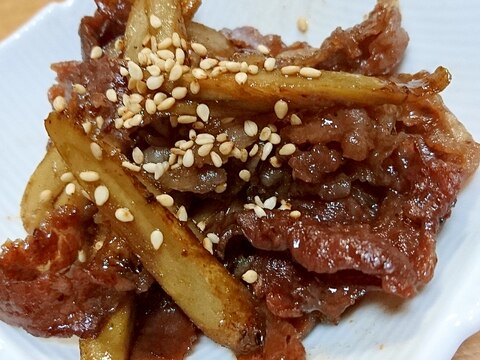 保存食に！★牛蒡と牛肉の時雨煮